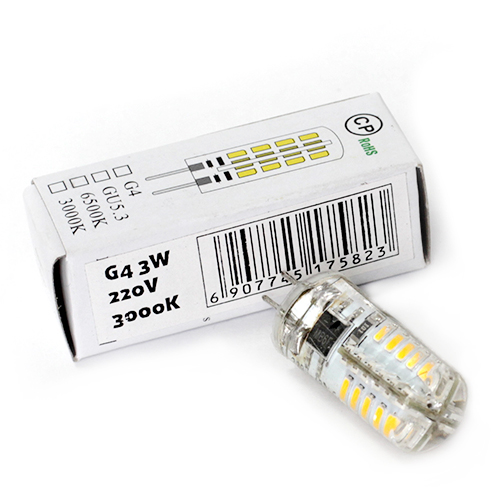 G4 3W 220V 3000K